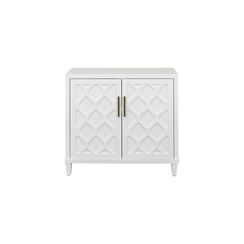 43'' Console Table, White