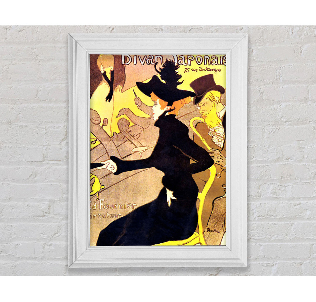 Leinwandbild Japanische Diva von Henri de Toulouse-Lautrec