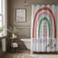 Rideau de douche 1 pièce Festive Rainbow-742862537