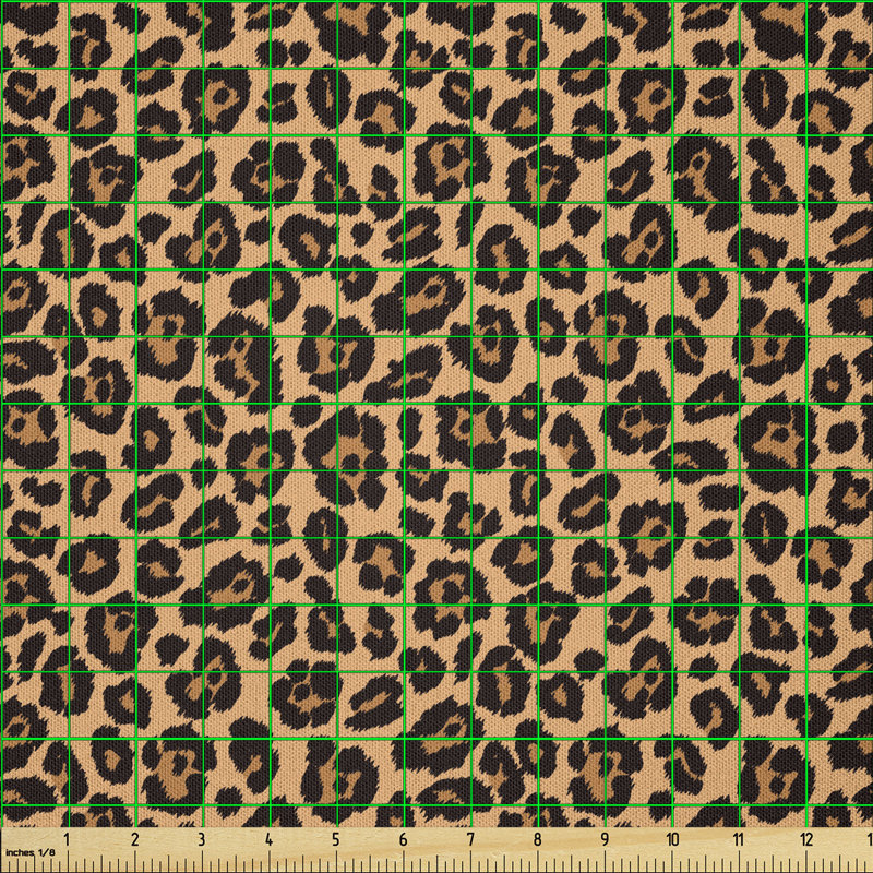 Ambesonne Fabric, 90" W x 36" L