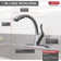 Linden Pull Out Touch Single Handle Kitchen Faucet with Accessories