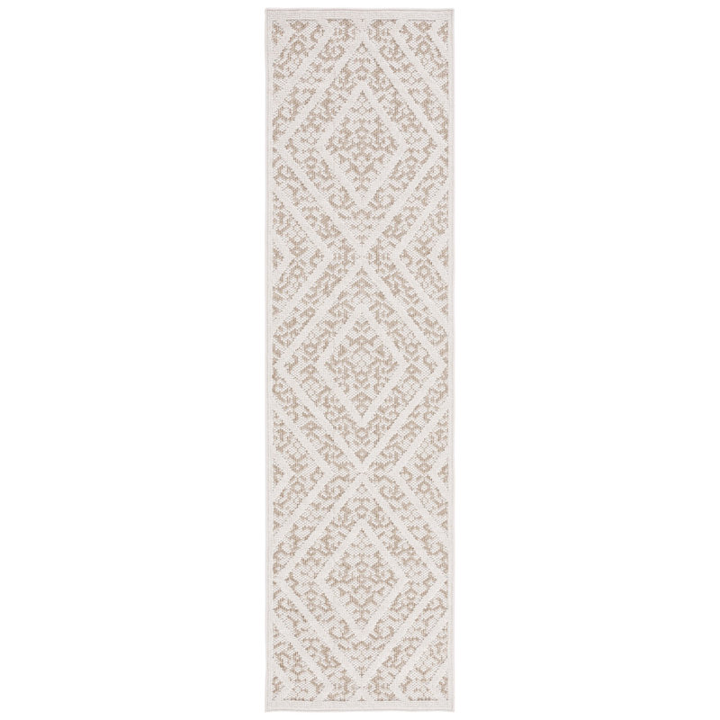 Alibek Performance Geometric Indoor/Outdoor Area Rug, Runner 2'2" x 8'
