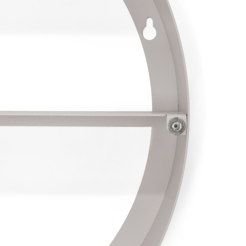Spinder X BUDDE Steel Mirror, Beige, 55 cm H x 55 cm W
