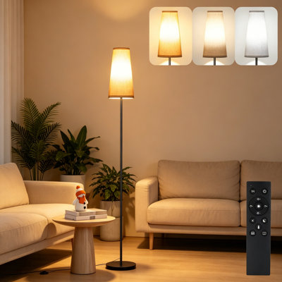 100cm Polished Column Floor Lamp