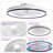 Corabelle 20" 7 - Blade Black Caged Ceiling Fan with Remote Control and Light Kit Included