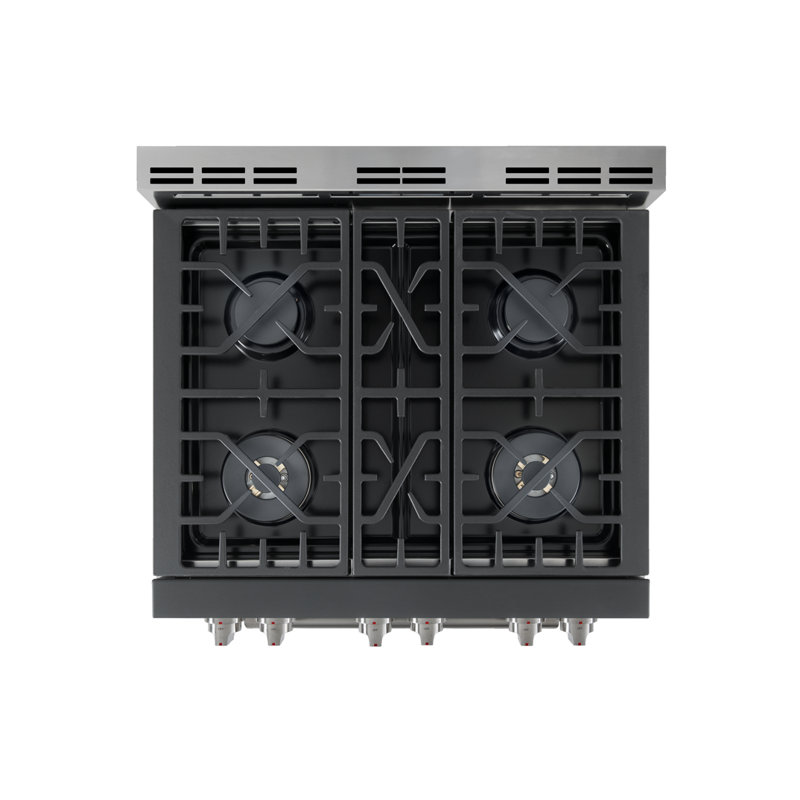 Cuisinière à gaz autoportante 30 po 5,2 pi. Cu.
