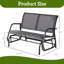 Chaise berçante d'extérieur avec 2 sièges