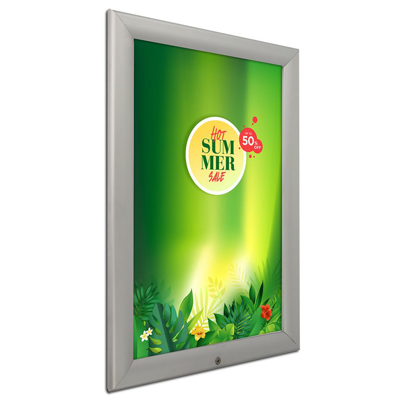Cadre d'affiche verrouillable verrouillable