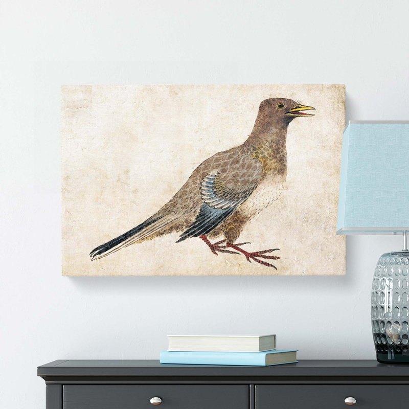 Pigeon by Katsushika Hokusai - Wrapped Canvas Painting Print, 50cm H x 76cm W x 3cm D
