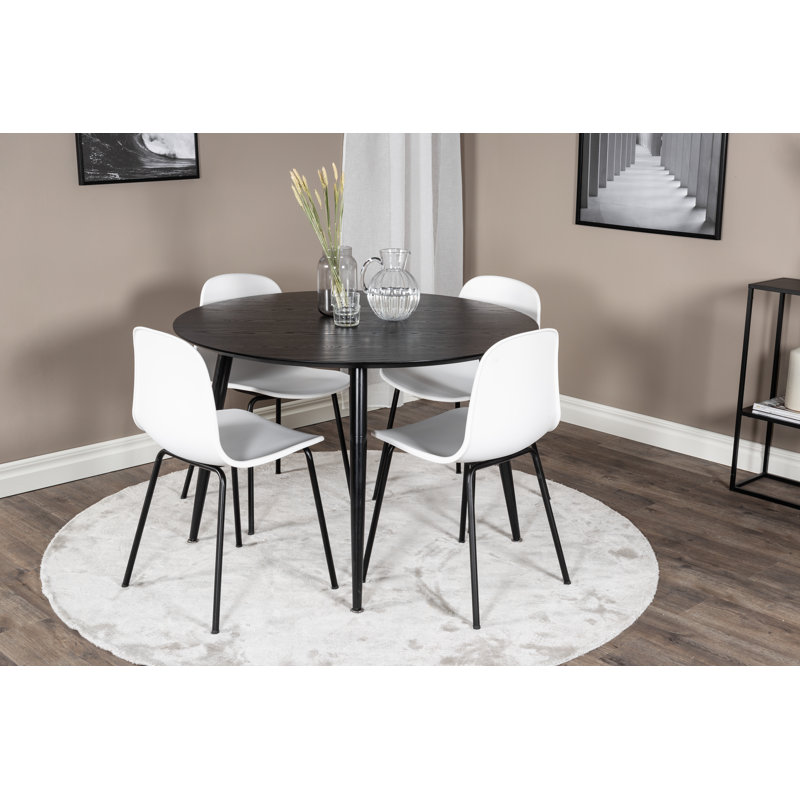 Schroeder 4 - Person Dining Set, White