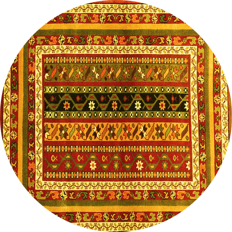 Performance Southwestern Indoor Rug, Round 4'