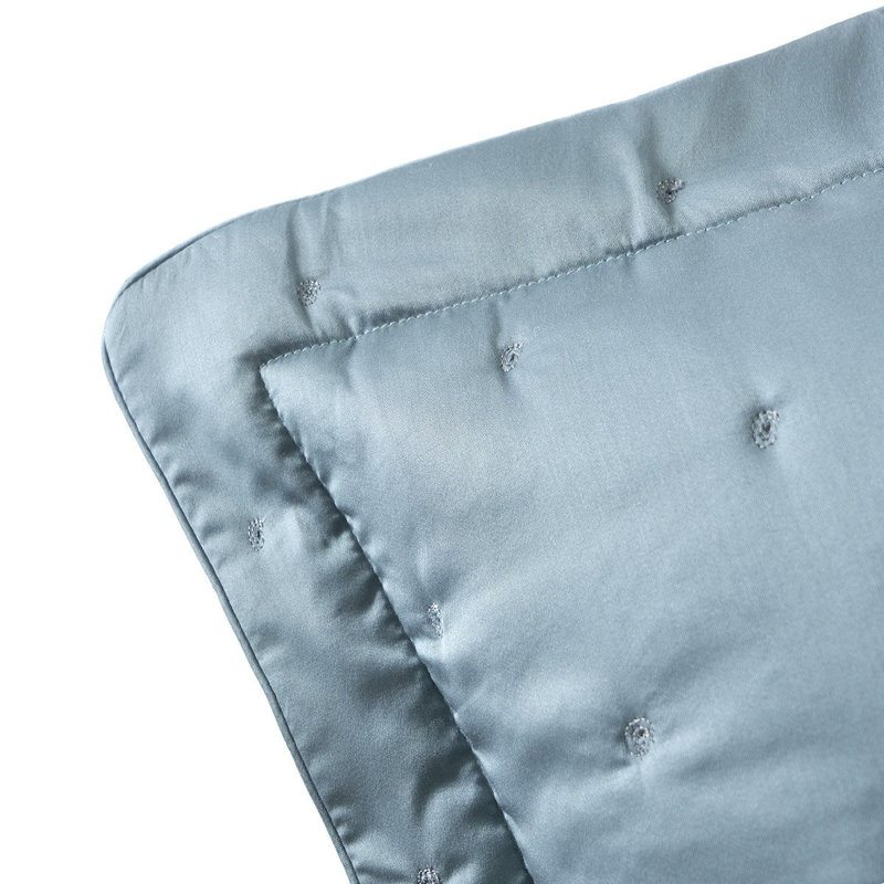Triomphe Sateen Pillow Sham, Boudoir, Fjord