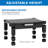 Mount-It! Monitor Riser with Drawer, Height Adjustable Monitor Stand with Sliding Three-Row Storage