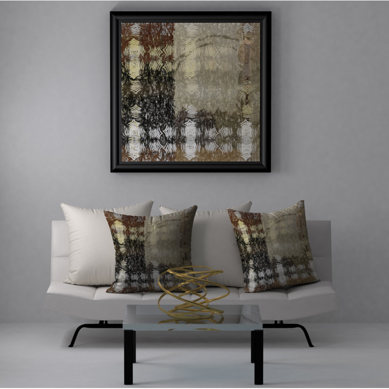 Achetez une housse et un insert de coussin carré Quiet, 20 po X 20 po
