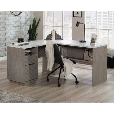 Claudetta L-Shaped Executive Desk