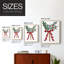 «Christmas Holiday Art DCCCLX», reproduction d'art encadrée - bois massif-338344493-338344498