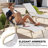 Poultney 60.6'' Aluminum Long Reclining Chaise Lounge Chairs Set-1581360933