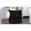 Chariot de cuisine avec plateau en bois massif Cheng-1258055942