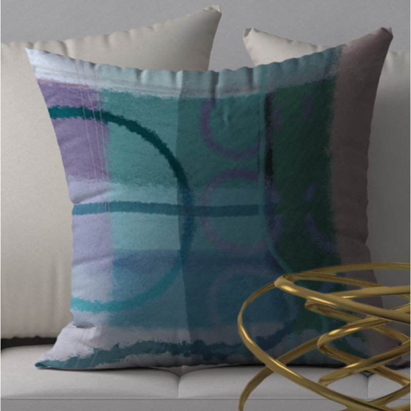 Housse de coussin carrée/insert, 18 po x 18 po