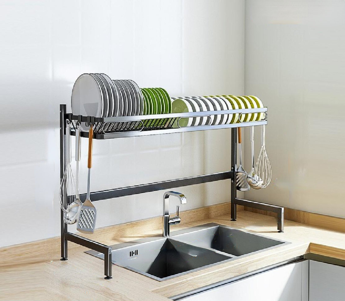 Umber Rea Stainless Steel 2 Tier Dish Rack