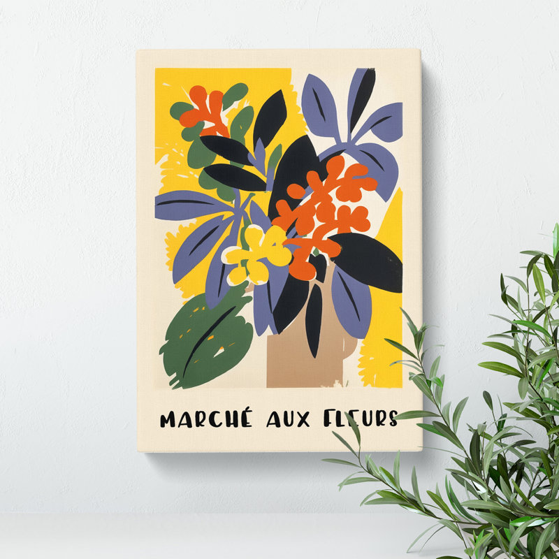 XMKTMKT-340 French Flower Market Exhibition No.7 - Wrapped Canvas Print, 50cm H x 35cm W x 3cm D