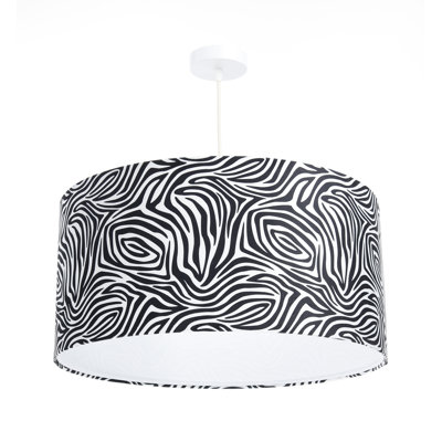 Ambr 1 - Light Black Drum Pendant