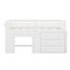 Lit mezzanine avec tiroirs et tablette-254036196