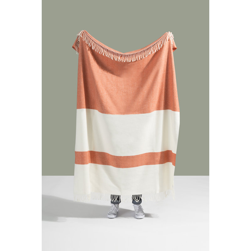 Jeté en mélange de coton Sydney, Mandarin