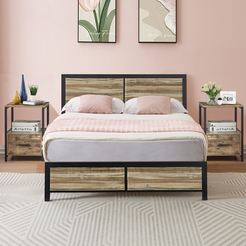 Metal Piece Bedroom Set
