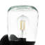 Mars Black 26cm H Outdoor Flush Mount