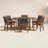 Fleur 6 - Person Patio Dining Set with Round Table