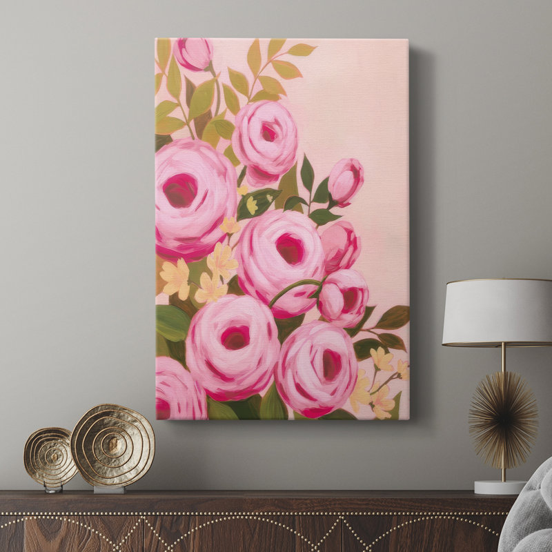 Vibrant Roses I - Gallery Cavas, H 18 po x l 12 po