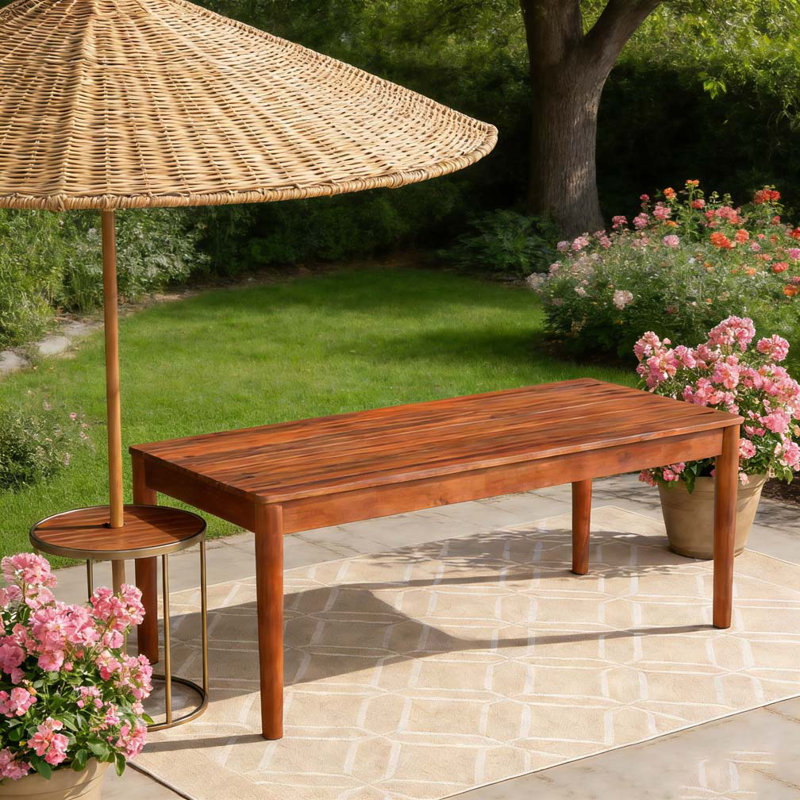 Table basse, Acajou