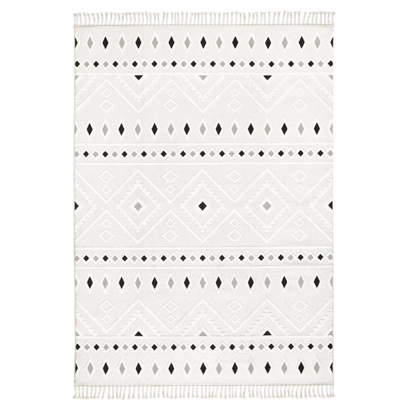 Srah Southwestern Indoor Rug, Rectangle 4' x 5'11"