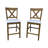 Modern Brown 19" Wide Counter Stool with Comfortable Foam Cushion-2141003091