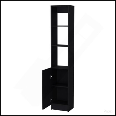 Wenge Linen Cabinet With 1-Door