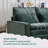 Kamanda 99'' Chenille Sectional Sofa with Movable Ottoman & Back Cushions-118568668