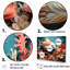 «Underwater Fish In Coral World Collage», reproduction sur toile-1237984127-1237984119