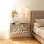 Abstract Block Cabinet-Left-Silver