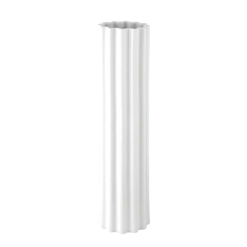 Vase de plancher en céramique Arianna, Crème