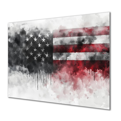 «Patriot Us Flag Memories III - USA», impression sur métal