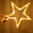 Led Curtain Lights 6.56 Ft Stars Drops Icicle Lights 8 Mode Adapter Waterproof