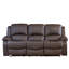 Manervia 3 Seater Faux Leather Reclining Sofa-289488738