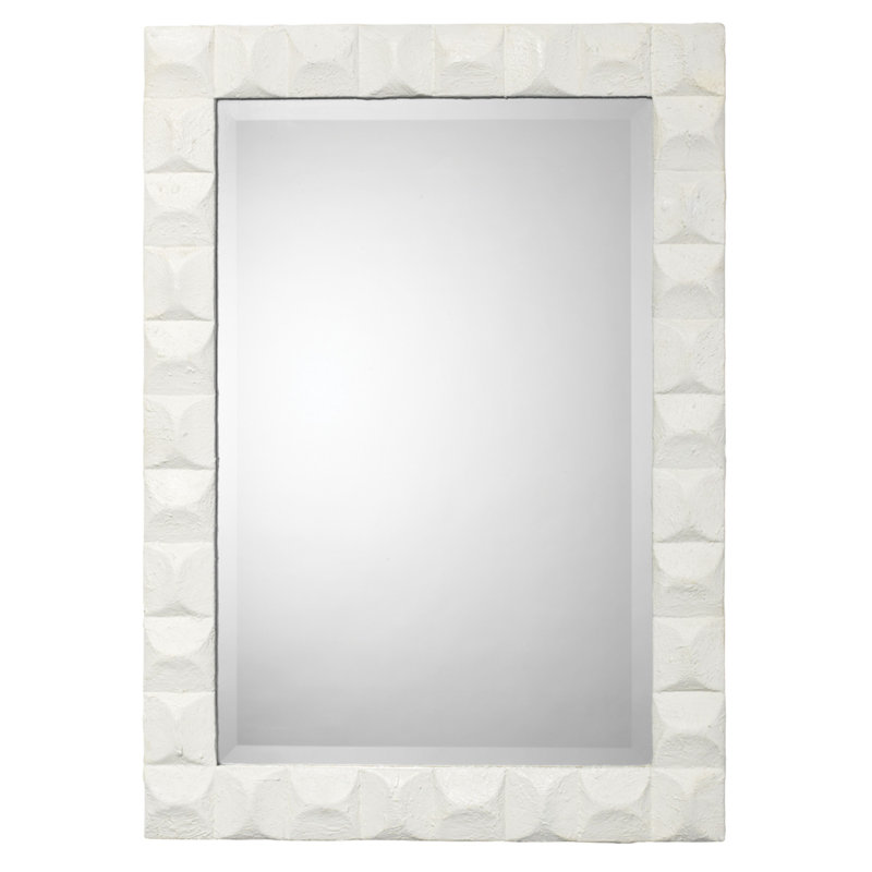 Astor Rectangular Gold Wall Mirror with Gesso Frame
