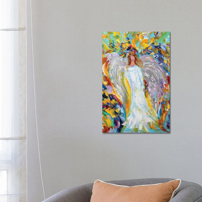 Angel Love 1 Piece Wrapped Canvas Painting