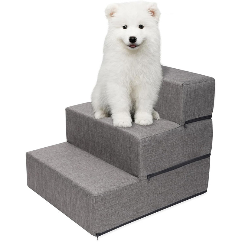 Pet stairs, 22.04" H x 18.9" W x 12.99" D