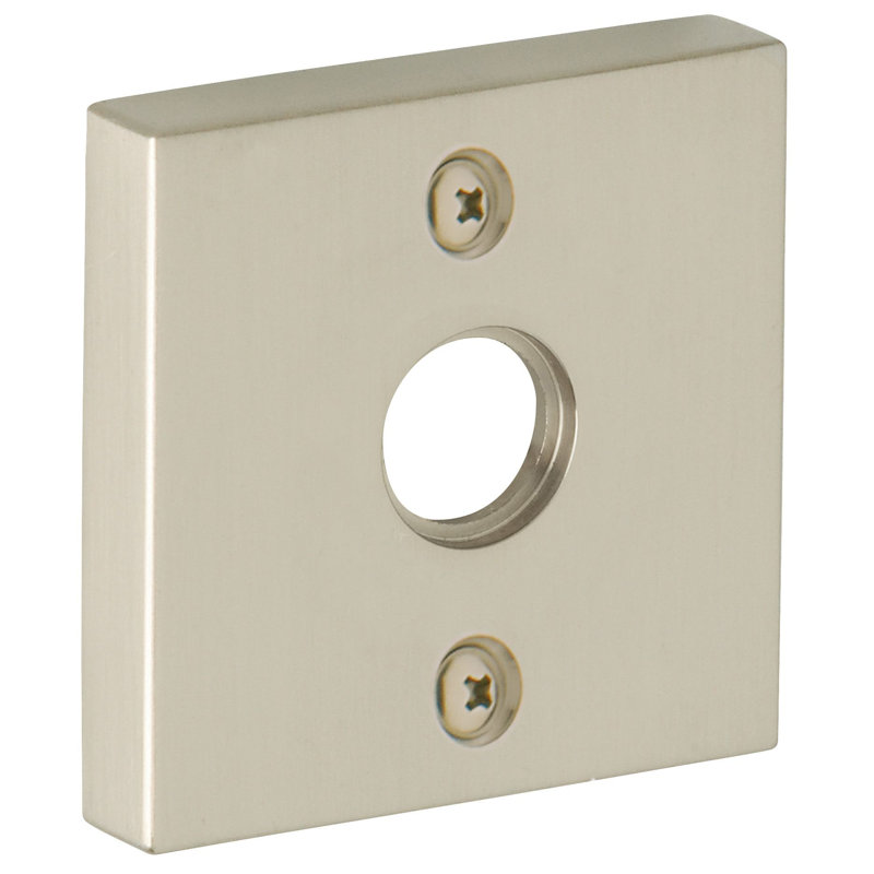 Square Emergency Release Trim Rose/Rosette, 2" H x 2" W x 0.4" D, Oil Rubbed Bronze