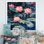 Aquarelle de lotus de la sagesse I sur toile