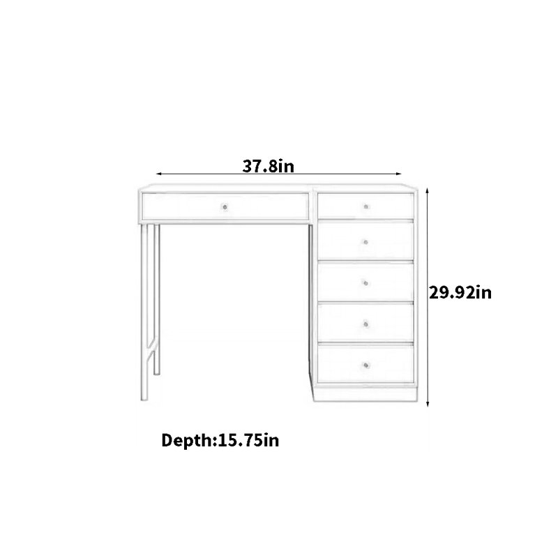 Commode de chambre simple, Blanc