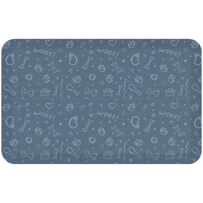 Animal Print Water Resistant Anti-Fatigue Kitchen Mat